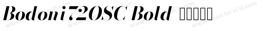 Bodoni72OSC Bold字体转换